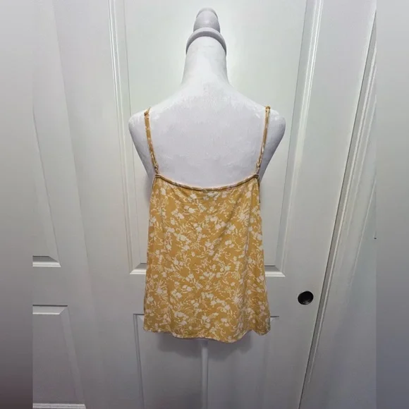 Old Navy Yellow/White floral print cami - Picture 2 of 9